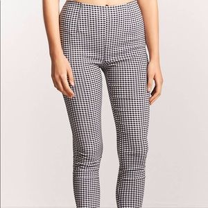 Checkered Black/ White High Waisted Gingham Pants